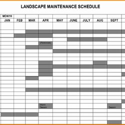 Legit Facility Maintenance Plan Template New Plant Schedule