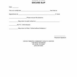 Swell Free Doctors Note Template For Work School In Word Urgent Care