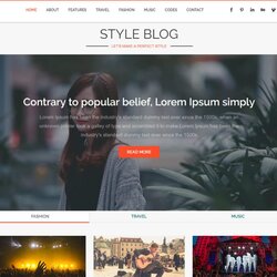 Marvelous Amazing Free Responsive Blogger Template Themes For Templates Style Blog