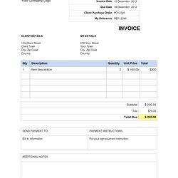 Smashing Download Invoice Template Word Example Microsoft Blank Templates Sample Format For In Mac Free