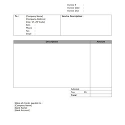 Wonderful Free Printable Invoice Template Microsoft Word Ideas Best Images Of