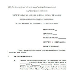 Outstanding Promissory Note California Template Secured And Security Agreement