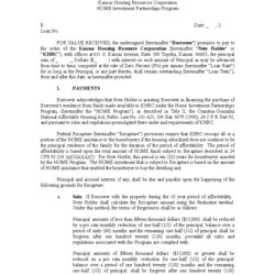 Terrific California Promissory Note Template