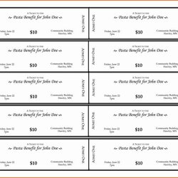 Sublime Free Printable Tickets Template Luxury Ticket Raffle Templates