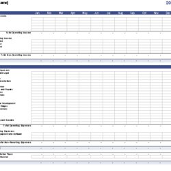Super Business Budget Template For Excel Your Expenses Versions Monthly