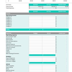 Superb Handy Business Budget Templates Excel Google Sheets Template