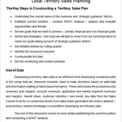 Very Good Free Sales Plan Templates In Ms Word Excel Template Territory Planning Business Strategy Sample