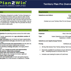 Excellent Territory Plan Templates Sample Overview Template