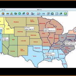 Spiffing Sales Territory Plan Template Resume Examples Maps Map