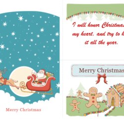 Supreme Christmas Card Format Free Word Templates