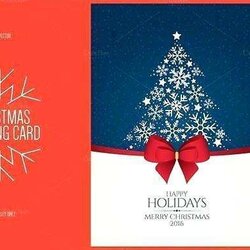 Terrific Christmas Card Templates Free Cards Design Template Email Outlook Holiday Word Greeting Microsoft