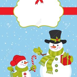 Spiffing Templates For Christmas Cards Fresh Vector And New Year Card Snowmen