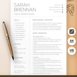 Perfect Apple Pages Resume Template Mac