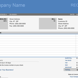 Very Good Free Blank Invoice Template Excel Word Business Use Format Scaled