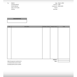 The Highest Quality Blank Invoice Template Excel Free Templates Editable Invoices Spreadsheet Donation