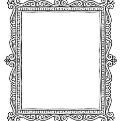 Best Shape Templates Images On Frame Template Adult Printable Coloring Frames Borders Kids Print Pages Craft