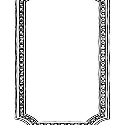 Eminent Frame Free Printable Coloring Pages Royal Picture Templates Template Frames Kids Print Craft Crafts