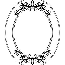 Admirable Best Picture Frame Template Printable For Free At Templates Portrait Small Kids Printed