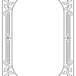 Great Best Printable Coloring Page Picture Frame For Free At Templates