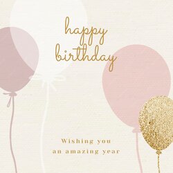 Sterling Happy Birthday Card Template Br