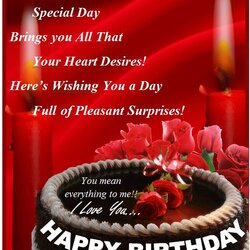 Superior Birthday Card Template Free Cards Templates Word Sample Happy Printable Romantic Wish Samples Friend