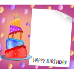 Legit Birthday Card Templates Template