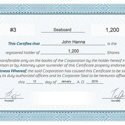 Free Stock Certificate Online Generator Throughout Membership Template