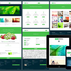 Free Website Templates For Your Software Responsive Business Template