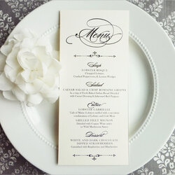 Admirable Free Wedding Menu Templates In Ms Word Template Cards Card Sample Format Amazing Example Custom
