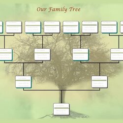 Fine Family Tree Template Beautiful Chart Editable Trees Word Templates Genealogy School Diagram Make Project