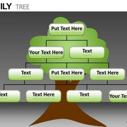 Matchless Family Tree Template In Presentation Slides Slide Templates