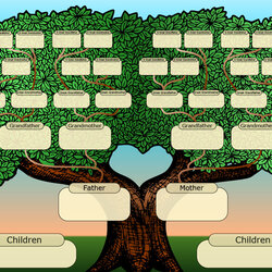 Smashing Family Tree Template Is Free With For Genealogy