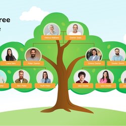 Family Tree Slide Template
