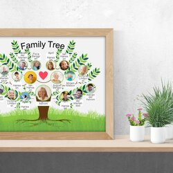 Out Of This World Free Family Tree Template Image