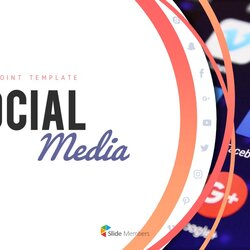 Magnificent Social Media Templates Slides Deck