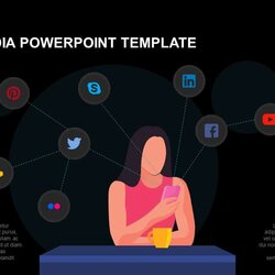 Peerless Social Media Template For Keynote Icons