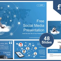 Marvelous Social Media Templates And Google Slides Themes Marketing Template Features