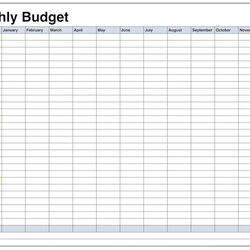 Free Monthly Spreadsheet Templates Template Calendar Design Budget Excel