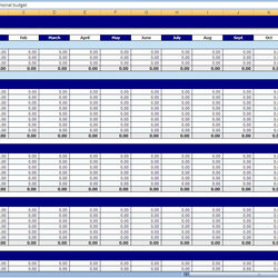 Outstanding Free Personal Budget Spreadsheet Template In Rent Excel Next Co