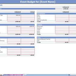 Exceptional Personal Budget Spreadsheet Template Excel Sample Non Profit Business Organization Budgeting