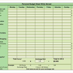 Wizard Personal Budget Spreadsheet Templates Sample Excel Worksheet
