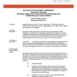 Excellent Simple Joint Venture Agreement Templates Doc Template