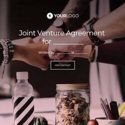 Free Joint Venture Agreement Template Better Proposals Tour Take