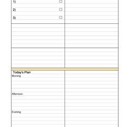 Printable Daily Planner Templates Free Template Lab Excel