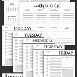 Tremendous Monthly Planner Template Printable Pages Paper Trail Design
