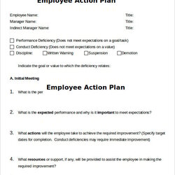 Action Plan Template Free Word Format Width