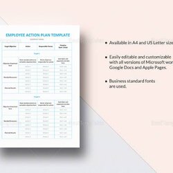 Free Sample Employee Action Plan Templates In Template Word Excel Docs Google Corrective Details