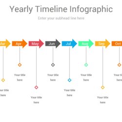 Peerless Colorful Arrow Chart With The Words Years And Months Editable Yearly Steps