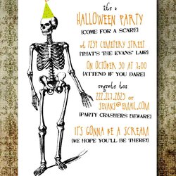 Free Printable Halloween Invitations Party Invitation Templates Template Spooky Birthday Adult Scary Adults