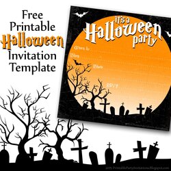 Exceptional Free Printable Halloween Invitation Party Invitations